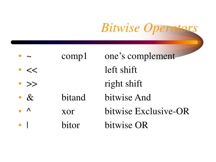 bitwise xor assignment bitwise xor assignment