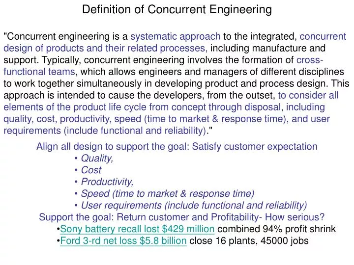history of concurrent engineering history of concurrent engineering