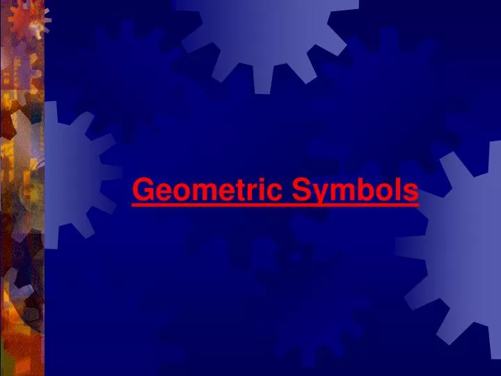 geometric symbols n.