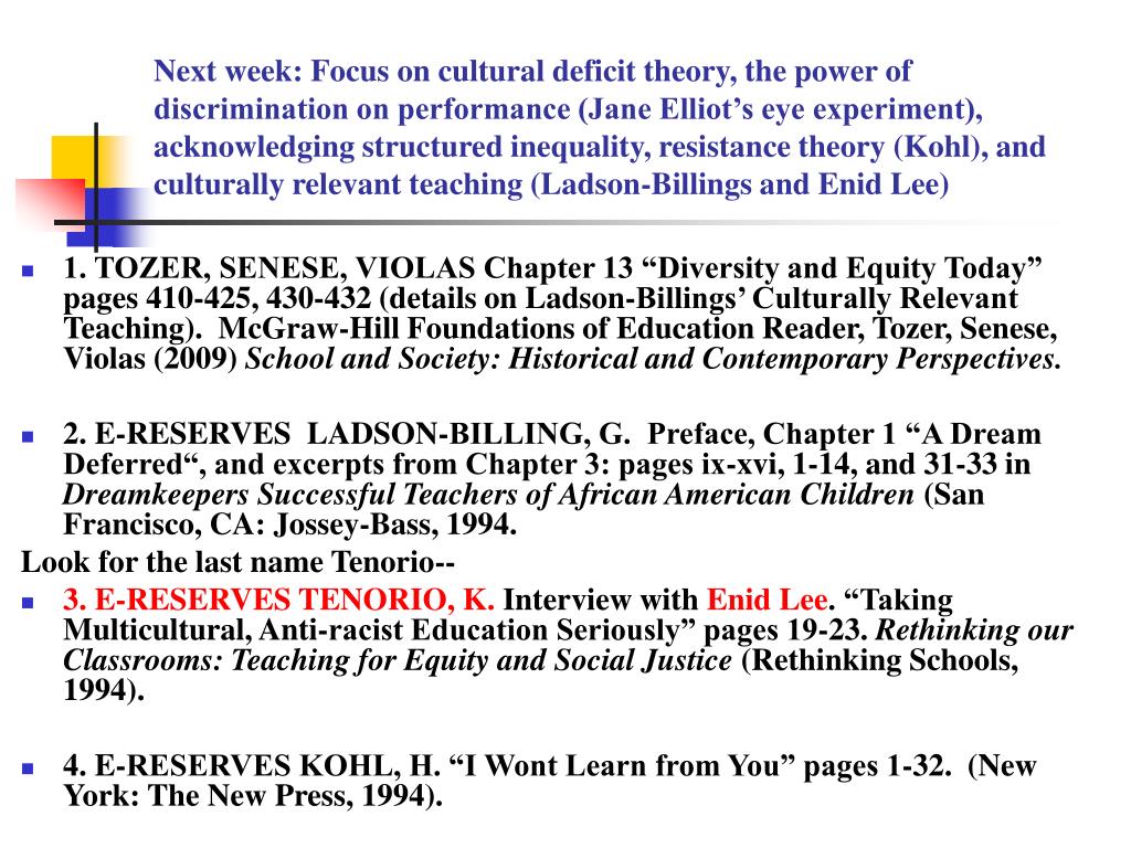 PPT - Education Equity: Challenging Discrimination & Culturally ...