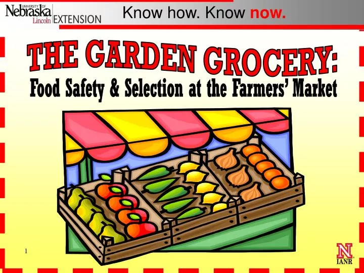 PPT THE GARDEN GROCERY PowerPoint Presentation, free download ID