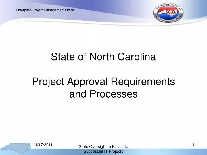 PPT State Of North Carolina Project Approval Requirements And ppt-state-of-north-carolina-project-approval-requirements-and