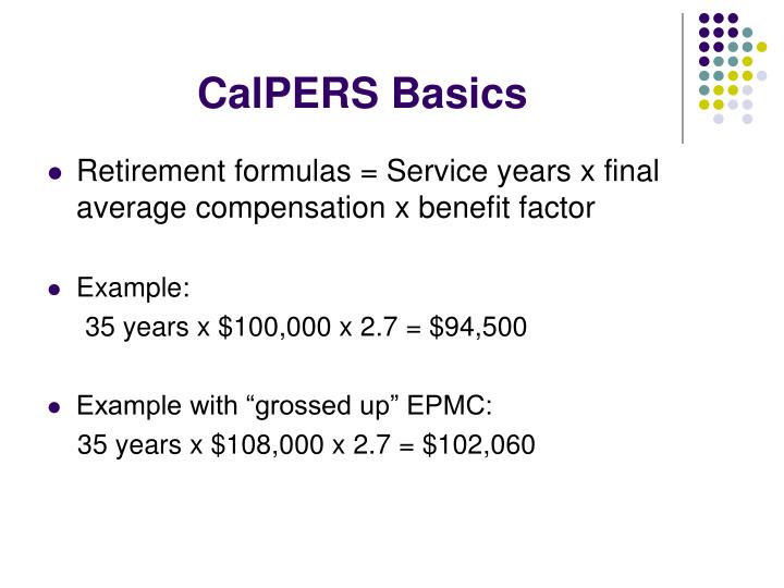 PPT Cal PERS Basics and Pension Reform PowerPoint Presentation ID