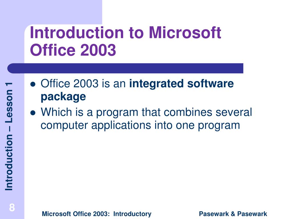 Introduction to Microsoft Office Software