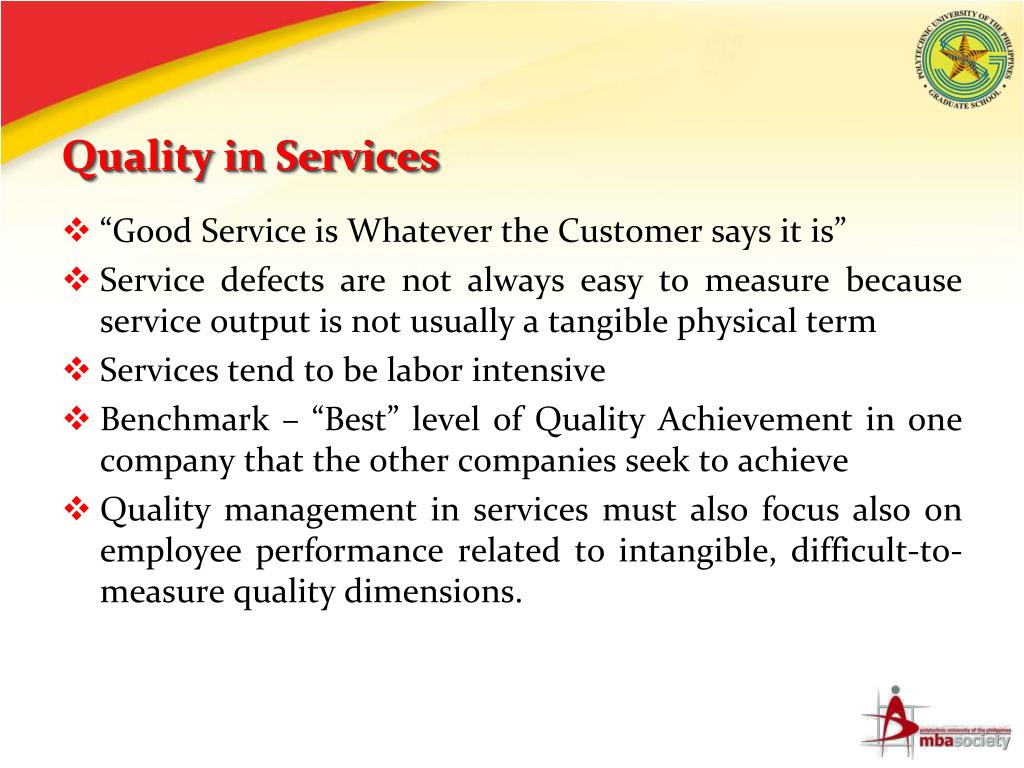 quality service management essay