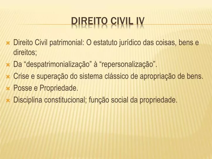 direito civil iv n.