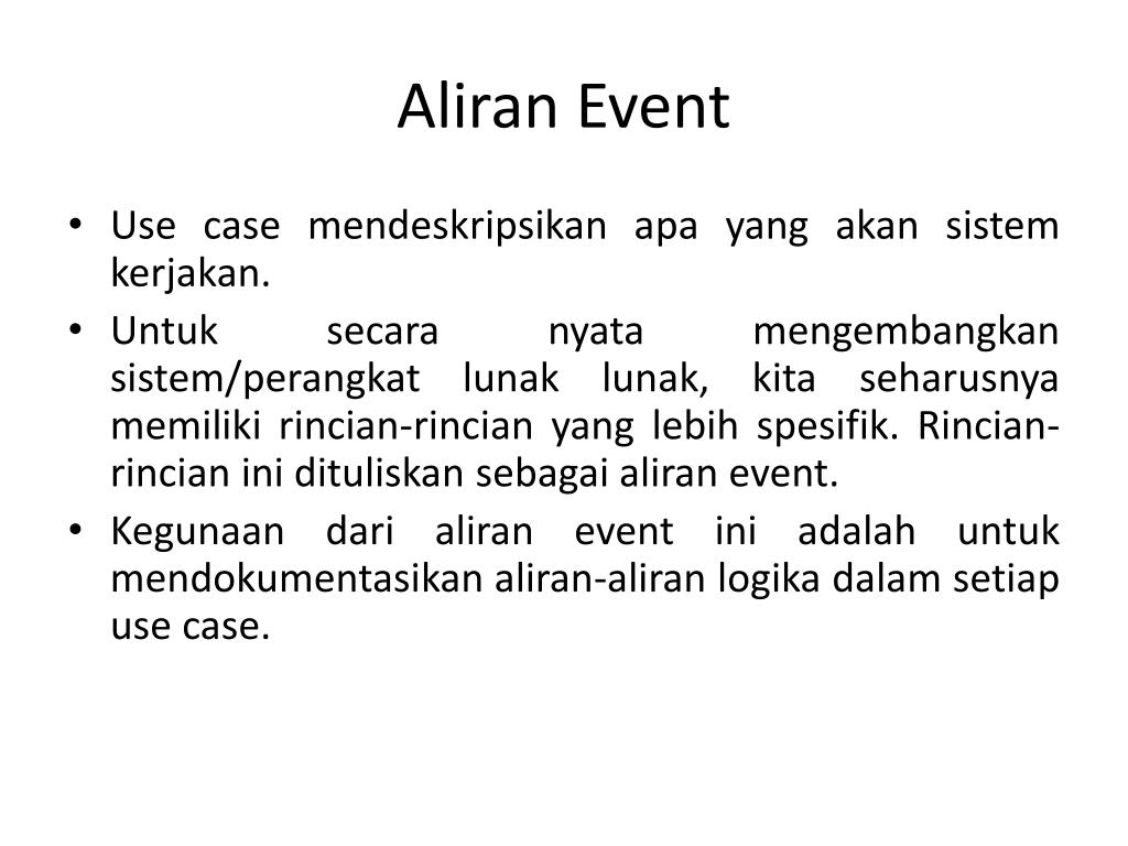 Use event