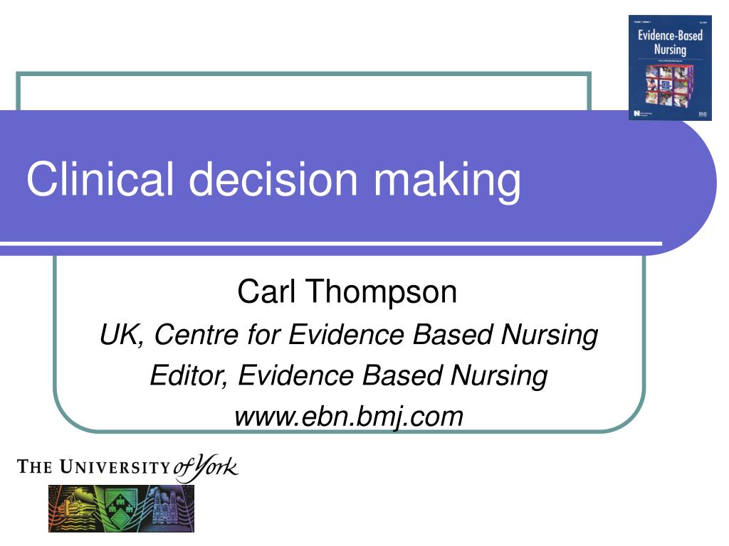 what is decision making in nursing