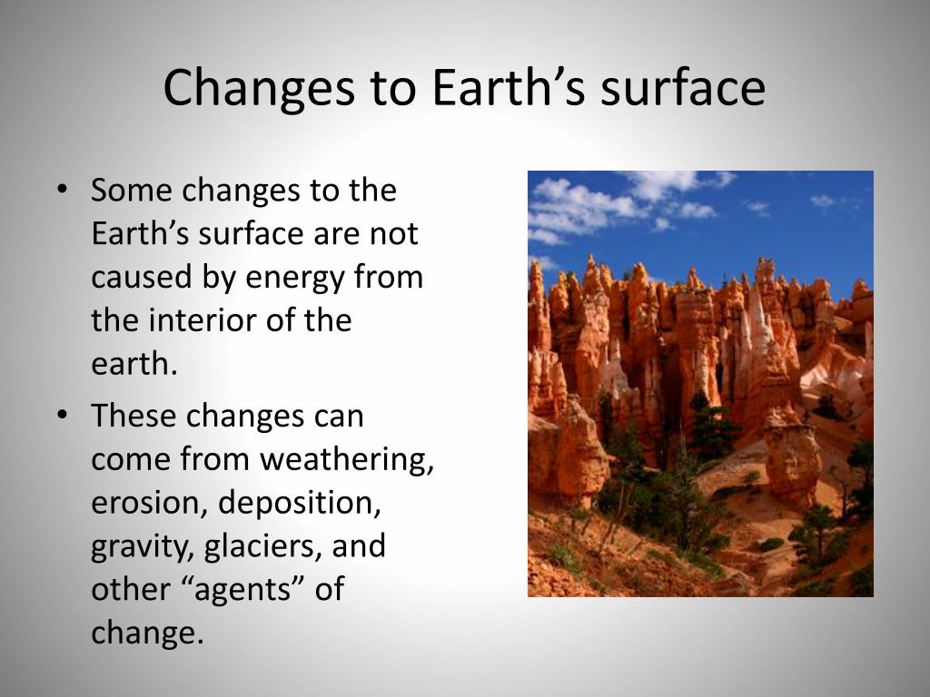 Changes To The Earth's Surface Video