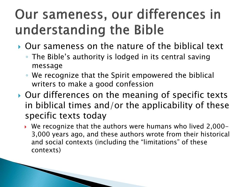 PPT How do Lutherans understand scriptural authority? How do Lutherans stay united as