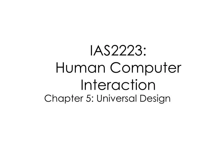 ias2223 human computer interaction n.