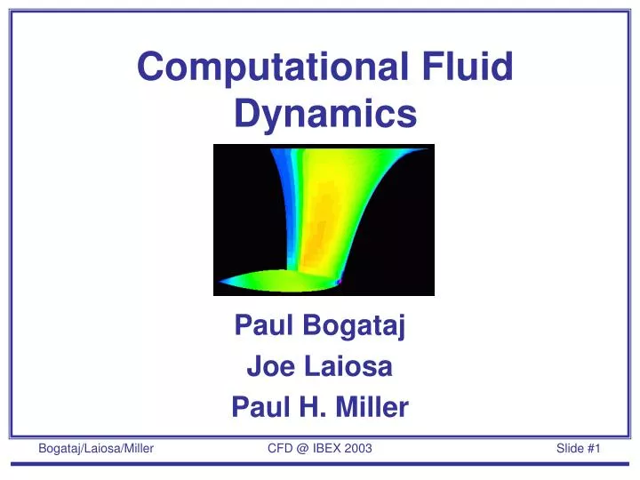 computational fluid dynamics n.