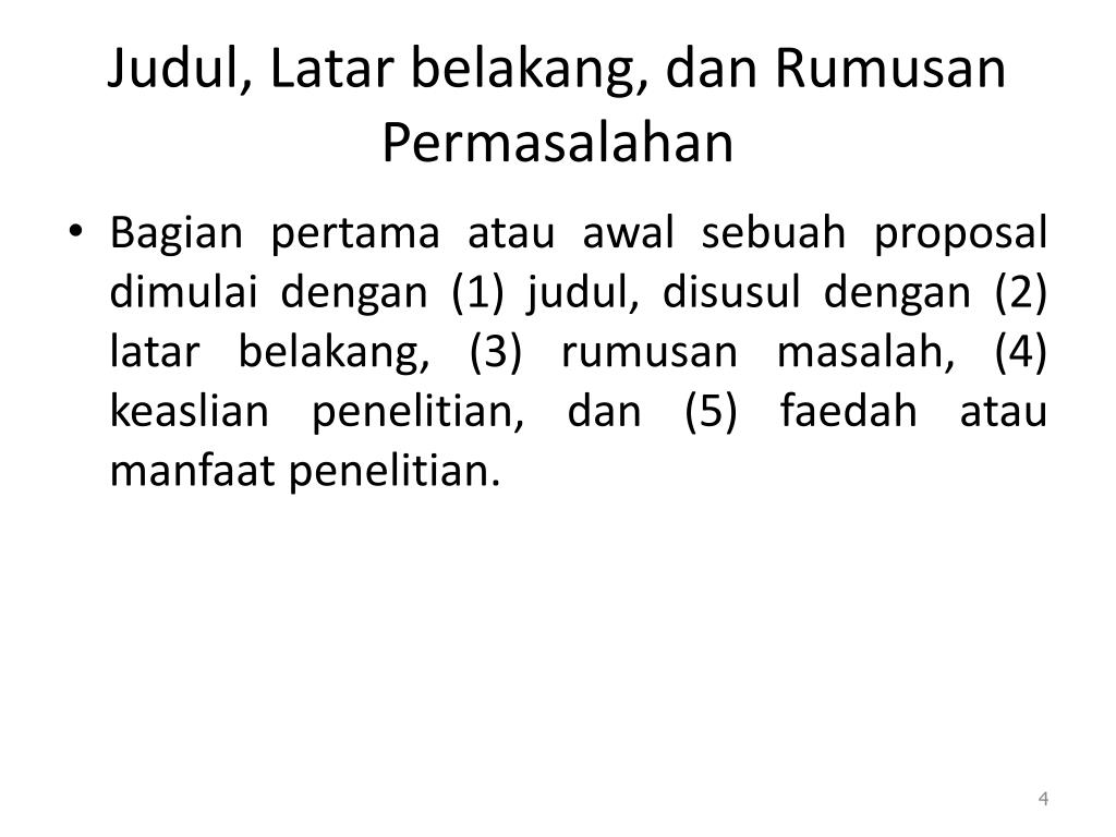 PPT UNSURUNSUR PROPOSAL PENELITIAN PowerPoint
