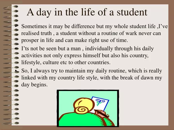 a day in the life of a student n.