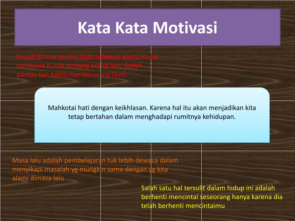 Ppt Motivasi Powerpoint Presentation