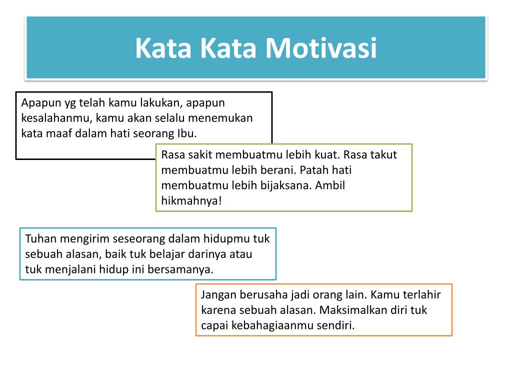 Ppt Motivasi Powerpoint Presentation