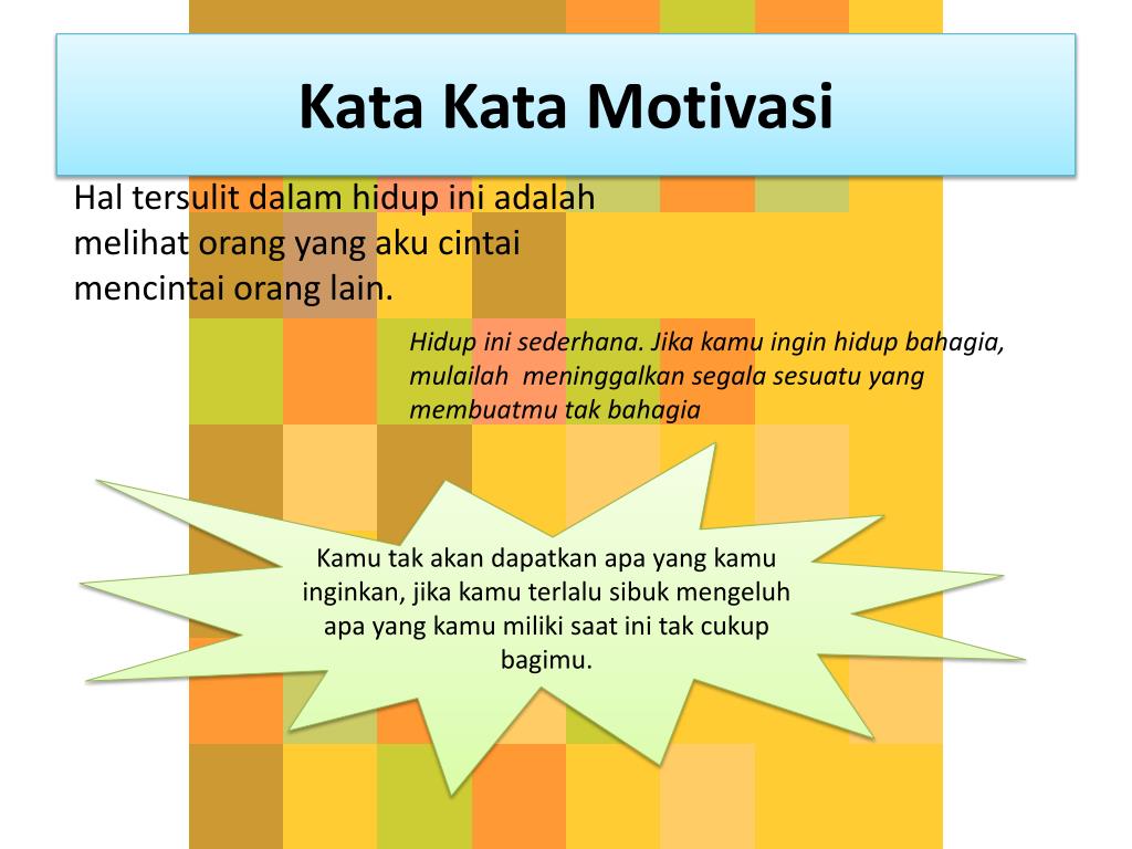 Ppt Motivasi Powerpoint Presentation