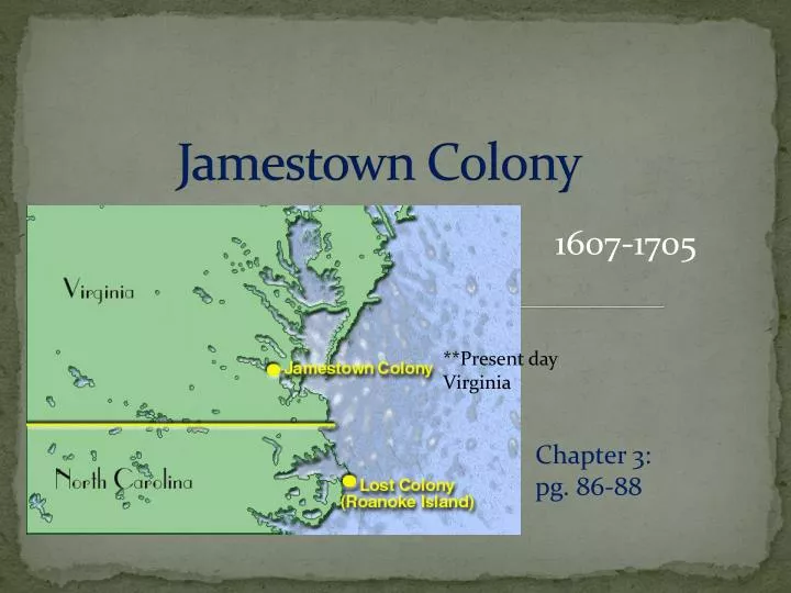 PPT Jamestown Colony PowerPoint Presentation, free download ID4080396