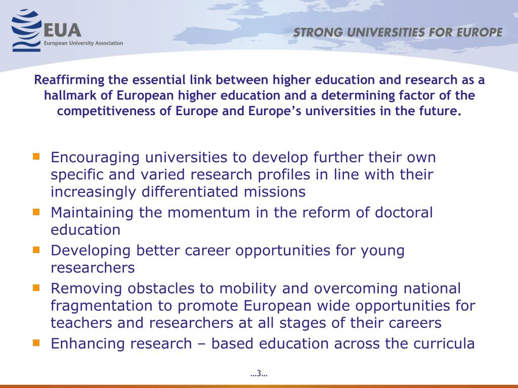 PPT - The Role of International Organisations in European Higher ...