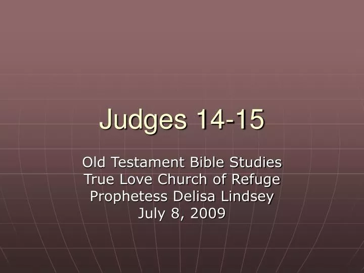 PPT Judges 14 15 PowerPoint Presentation Free Download ID 4082474