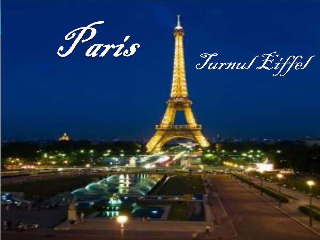 presentation about paris in english