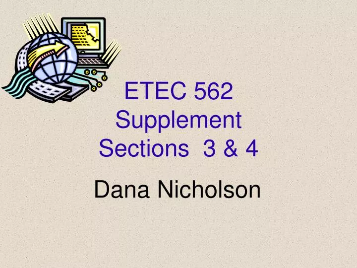 PPT - ETEC 562 Supplement Sections 3 & 4 PowerPoint Presentation, free ...