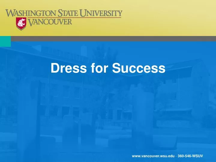 dress for success n.