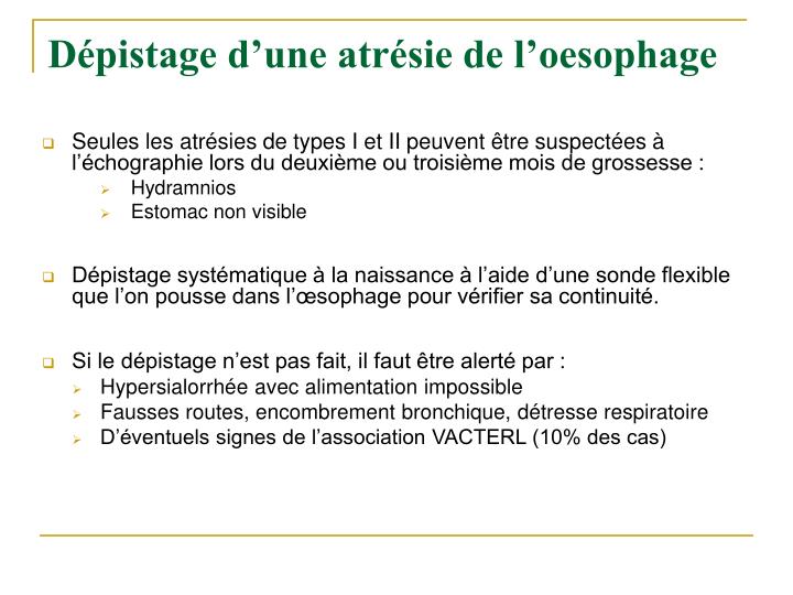 Atresie De Loesophage Esperance De Vie PPT - L’atrésie de l’œsophage PowerPoint Presentation - ID:4083979