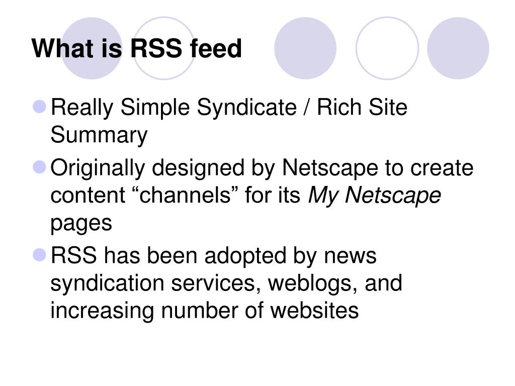 what are rss subscribers