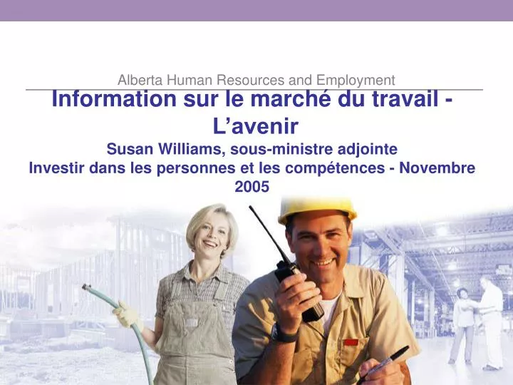 Information Sur Le Marché Du Travail Imt