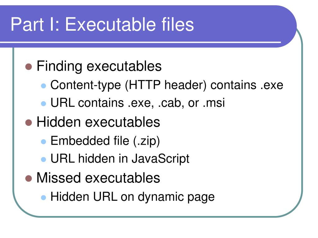 web crawlers for downloading exe file