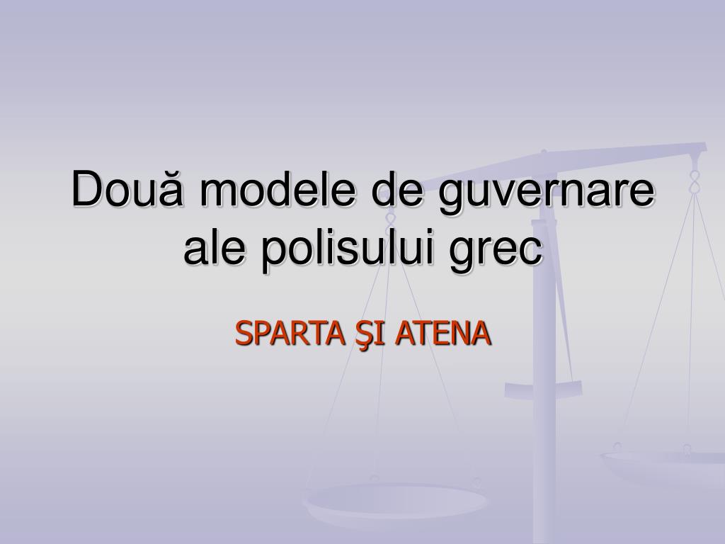 PPT - Dou ă modele de guvernare ale polisului grec PowerPoint Presentation  - ID:4089465