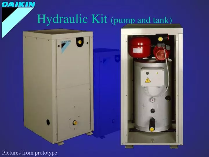 hydraulic kit pump and tank n.