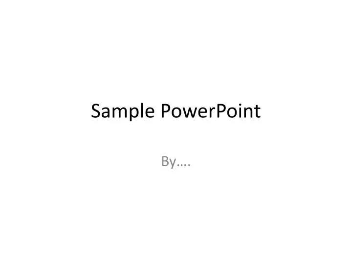 sample powerpoint n.