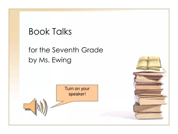 book talk presentation examples