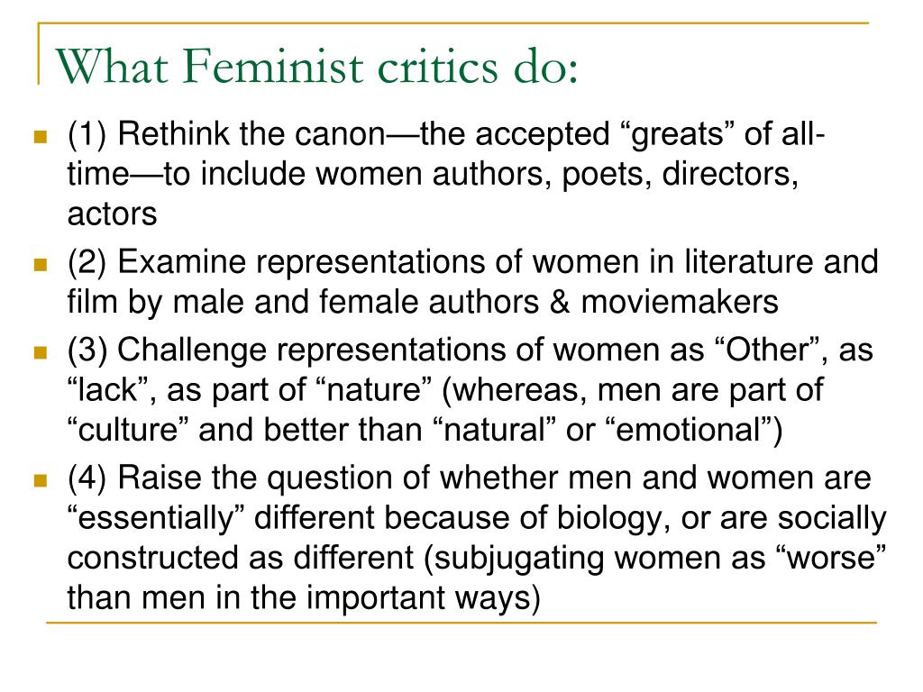 essay about feminist literary criticism