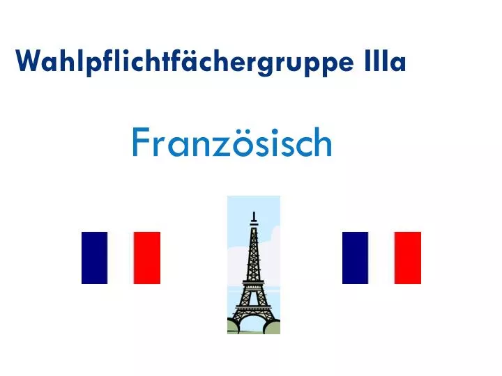 1 2 3 Auf Französisch PPT - Französisch PowerPoint Presentation, free download - ID:4096805