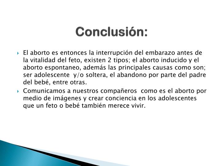 PPT - Tema: El Aborto PowerPoint Presentation - ID:4097356