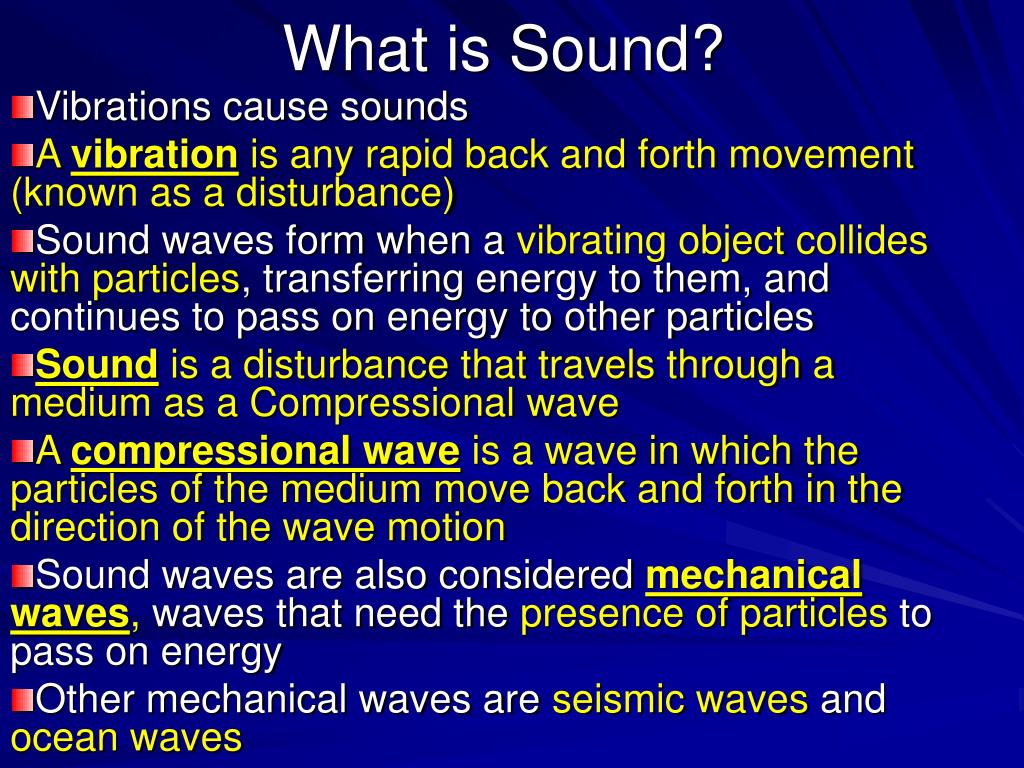 powerpoint presentation about sound