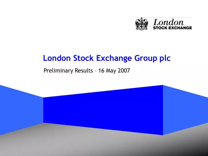 london stock exchange presentation