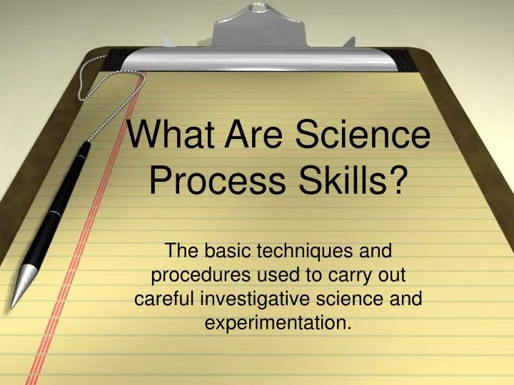 how does natural science develop science process skills essay