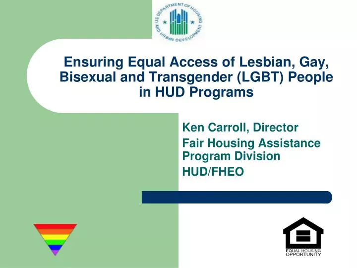ensuring equal access of lesbian gay bisexual and transgender lgbt people in hud programs n.