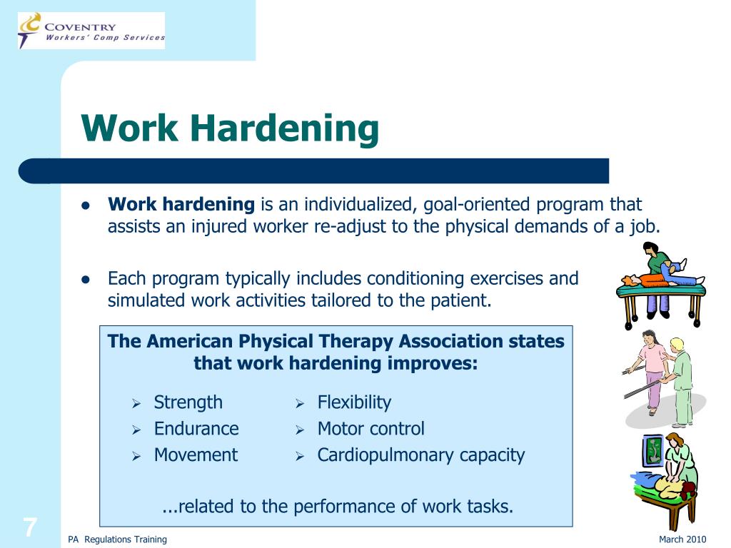 Work Hardening Program.pdf PPT - Pennsylvania Medical Bill Reviewer Training PowerPoint ...