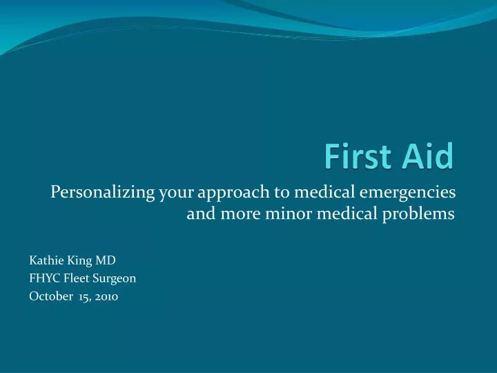 PPT First Aid PowerPoint Presentation, free download ID4100119
