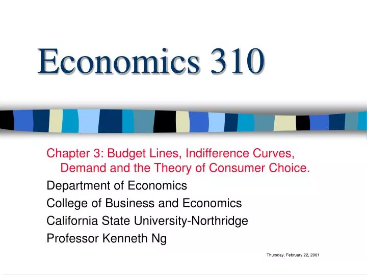 economics 310 n.