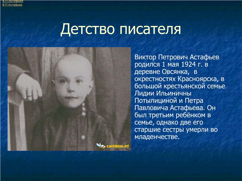Краткое Содержание Фотография Астафьева