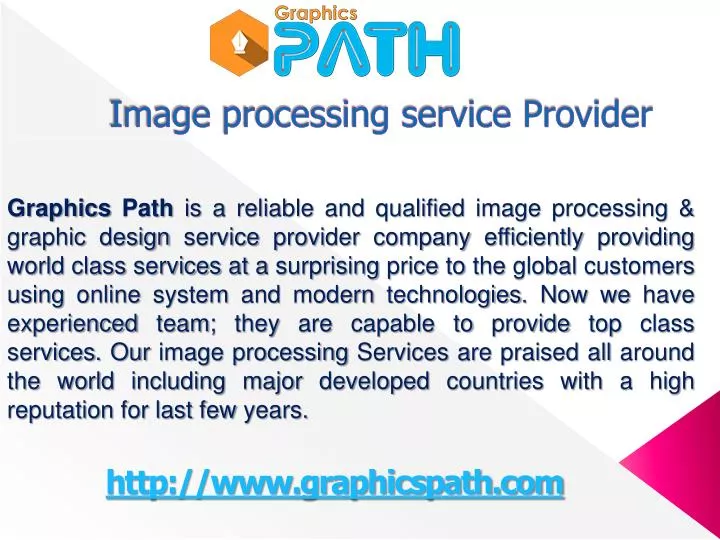 image processing service provider n.