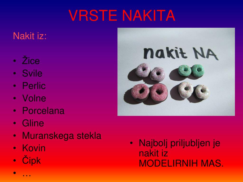 PPT - IZDELAVA NAKITA PowerPoint Presentation, free download - ID:4103219