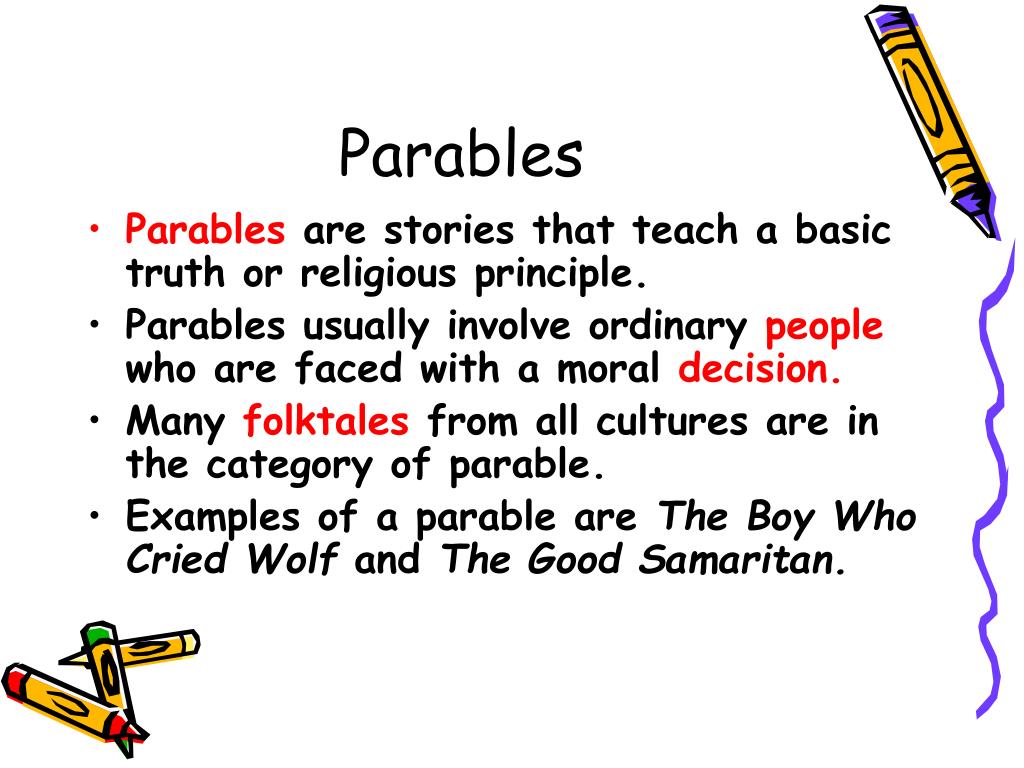PPT - Fables, Parables, and Fairy Tales PowerPoint Presentation