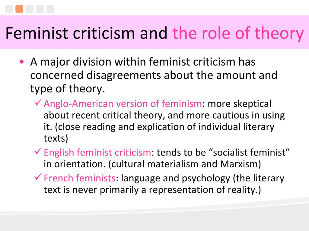Feminist Criticism From Critical Theory Today A